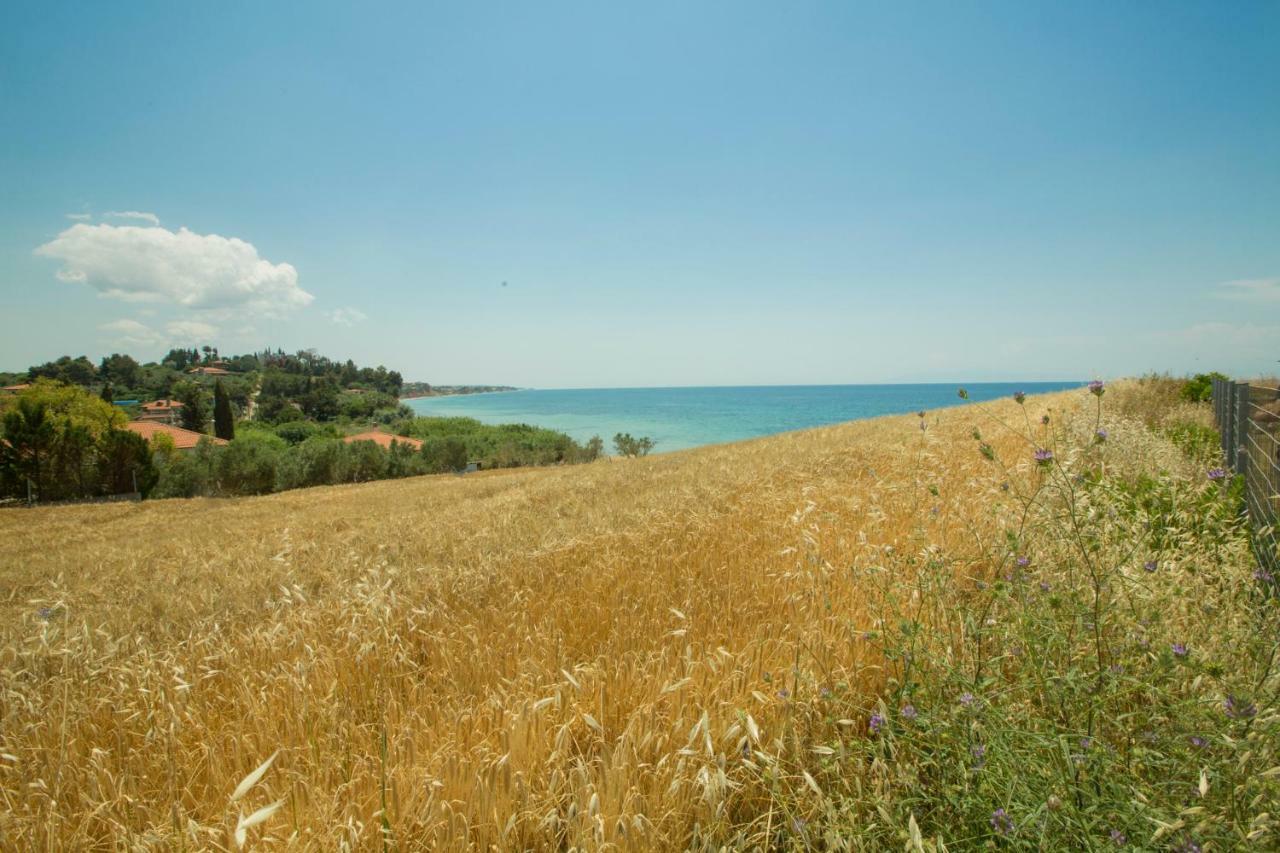 Magnificent Seascape Villa On A Secluded Beach Nea Moudania Zewnętrze zdjęcie