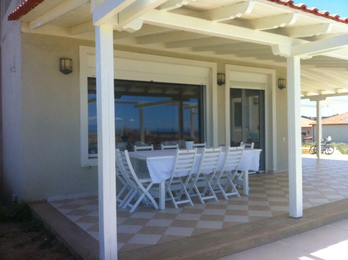 Magnificent Seascape Villa On A Secluded Beach Nea Moudania Zewnętrze zdjęcie
